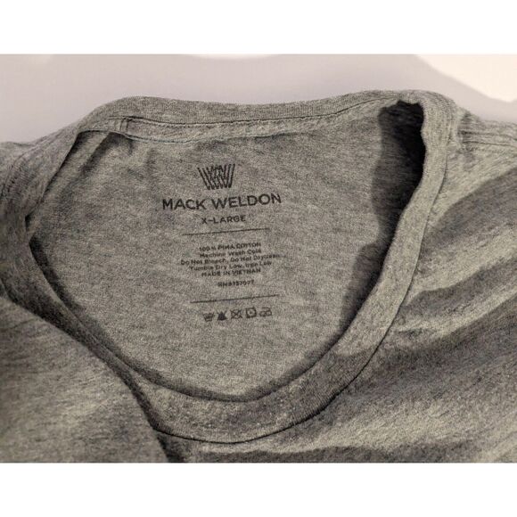 Mack Weldon Pima Cotton Short Sleeve T Shirt Heather Gray XL Extra Large Mens - Picture 3 of 8